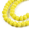 Opaque Solid Color Glass Beads Strands LS-EGLA-A034-P10mm-D26-2