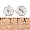 304 Stainless Steel Pendants STAS-P432-01B-P-3