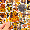 Sunflower Girl 50Pcs PET Waterproof Stickers PW-WGC6ABC-01-3