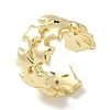 Brass Open Cuff Rings RJEW-Q778-33G-1