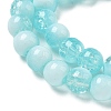 Crackle Glass Beads Strands GLAA-U001-8mm-08-2