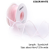 1Roll 5 Yards ABS Pearl Edged Mesh Ribbon for Bowknot Making OCOR-YW0001-13F-1