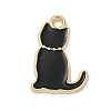 Alloy Enamel Pendants PALLOY-V003-02G-01-1
