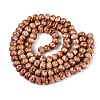 Opaque Baking Paint Glass Beads Strands GLAA-Q110-03A-07-2