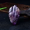 Natural Fluorite Feather Sculpture Display Decorations PW-WG12E25-03-1