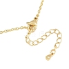 Brass Chunky Initial Pendant Necklaces WG97A63-10-2