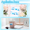 PET Flower Pattern DIY Scrapbook Decorative Adhesive Tapes DIY-WH20011-96G-4