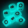 Cube Luminous Silicone Beads FIND-SZC0013-142-1