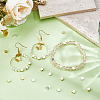 50Pcs 2 Colors Brass Beads KK-BBC0016-48-3