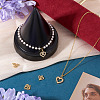 5Pcs 5 Styles Brass Micro Pave Cubic Zirconia Pendants KK-TA0002-99-7