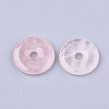 Natural Rose Quartz Pendants G-S349-22A-01-2