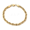304 Stainless Steel Swirl  Link Bracelets for Women BJEW-K240-11G-4