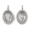 304 Stainless Steel Micro Pave Cubic Zirconia Charms STAS-K302-01E-P-1