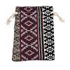 Ethnic Printed Polycotton Drawstring Storage Bags FB-CBA307F-01F-1