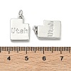 Brass Pendants KK-D229-22C-P-3