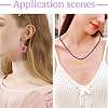 50Pcs Opaque Acrylic Pendants MACR-YW0004-36-6