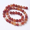 Natural Grade A Striped Agate/Banded Agate Beads Strands G-E478-03-8mm-2