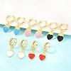 Valentine's Day Brass Hoop Earrings EJEW-Z164-11G-1