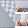 4 Sheets Rectangle Plastic Mesh Canvas Sheets DIY-CP0012-72A-5