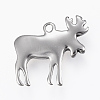 304 Stainless Steel Charms STAS-A030-09P-1
