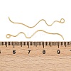Brass Earring Findings KK-A274-17A-G-3