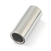 304 Stainless Steel Magnetic Clasps with Glue-in Ends STAS-O148-06B-1