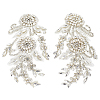 Polyester with Glass Rhinestone Sewing Decorate DIY-WH20032-138A-1