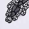Embroidered Floral Lace Collar DIY-WH0189-01B-2