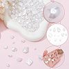 12 Sets 12 Styles ABS Plastic Imitation Pearl Beads FIND-AR0005-25-3
