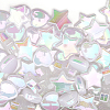 100Pcs 2 Styles  Transparent Acrylic Beads OACR-SC0002-41B-6