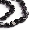 Natural Black Tourmaline Beads Strands X-G-D0002-B39-3