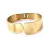 304 Stainless Steel Hinged Bangles BJEW-D408-13G-2