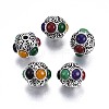 Tibetan Style Alloy Beads TIBEB-N006-002A-01-1