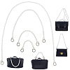 SUPERFINDINGS 4Pcs 4 Style ABS Pearl Beaded Bag Strap FIND-FH0005-32A-1