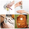 201 Stainless Steel & Alloy Enamel Keychain KEYC-YW00103-01-6