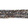 Electroplate Glass Beads Strands EGLA-A034-T4mm-J16-2