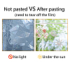 Waterproof PVC Colored Laser Stained Window Film Adhesive Stickers DIY-WH0256-078-8