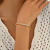 Minimalist Brass Pave Cubic Zirconia Tennis Bracelets for Women YE4484-1-3