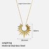304 Stainless Steel Pendant Necklaces for Women FS-WG3C5F5-11-1