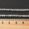 Natural Quartz Crystal Beads Strands G-B145-A02-3mm-5