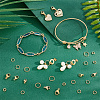 80Pcs 4 Styles 304 Stainless Steel Lobster Claw Clasps DIY-PH0028-67-5