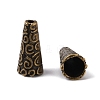 Apetalous Alloy Bead Cone FIND-WH0042-28AB-2