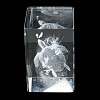 3D Laser Engraving Animal Glass Figurine DJEW-R013-01D-4