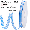 50 Yards Tartan Pattern Polyester Ribbon OCOR-CY0003-72C-2