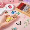 12 Bags 12 Colors Baking Paint Opaque Glass Bead GLAA-TA0002-27-5