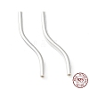 925 Sterling Silver Tube Beads STER-K174-08S-1