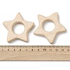 Natural Beech Wood Linking Rings WOOD-I017-03-3