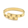 304 Stainless Steel Pave Colorful Rhinestone Hollow Out Hinged Bangles for Women BJEW-D044-06B-02G-3