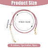 9Pcs 9 Colors Nylon Braided Cord Necklace Making NJEW-PH01639-2