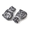 Czech Pressed Glass Beads GLAA-I061-02B-2